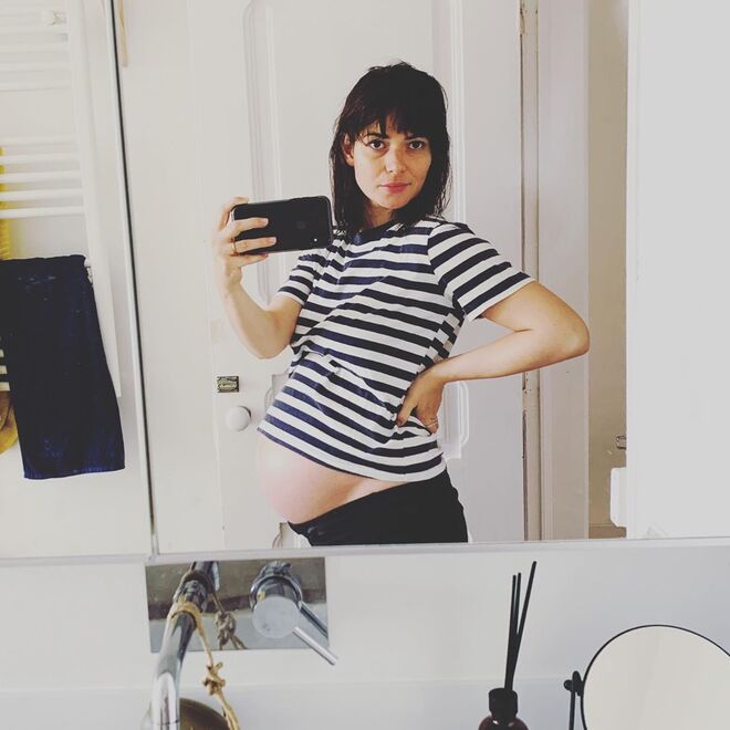 A atriz Joana Santos e Simão Cayate