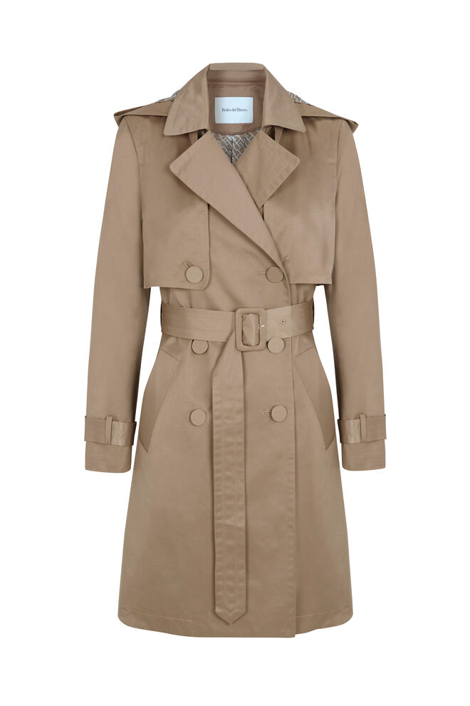 Trench coat, €229, Pedro del Hierro 