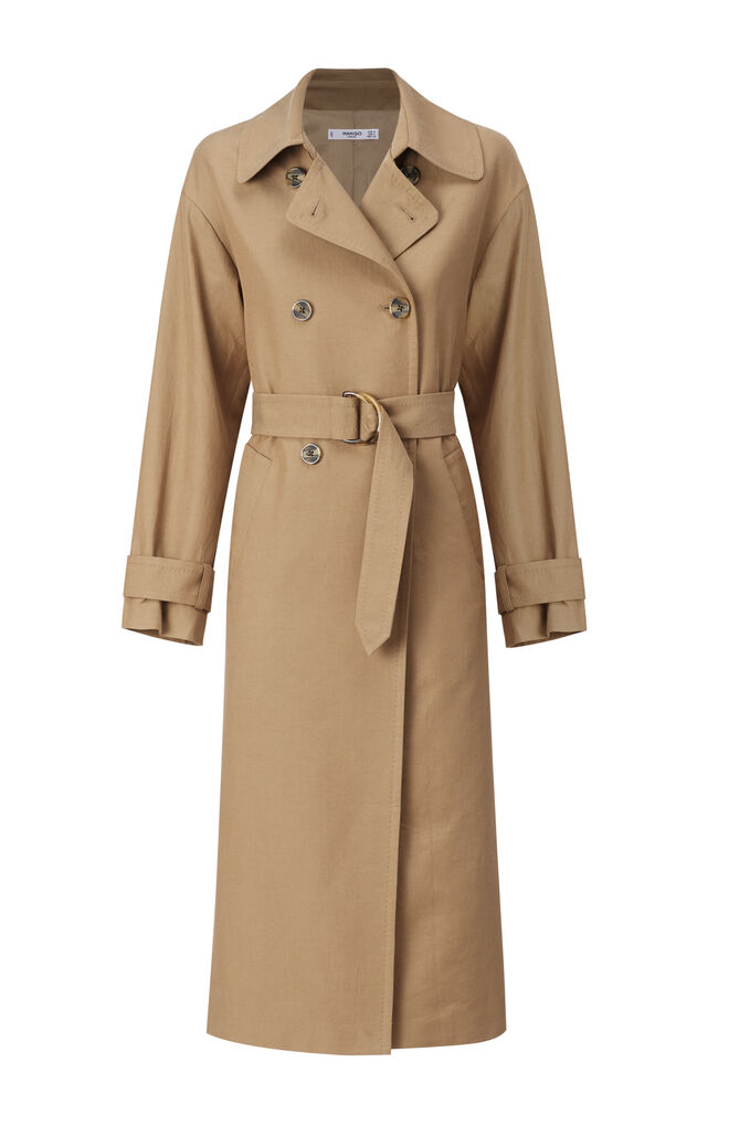 Trench coat, €89,99, Mango 