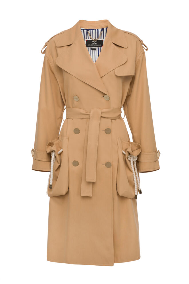 Trench coat, €872, Elisabetta Franchi 