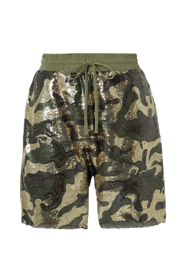 Calções, €685, R13, em www.net-a-porter.com