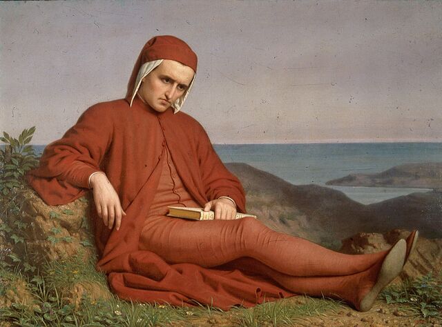 Dante Alighieri escreveu 'A Divina Comédia' no século XIV — Na imagem, 'Dante em Exílio', por Peterlin Domenico