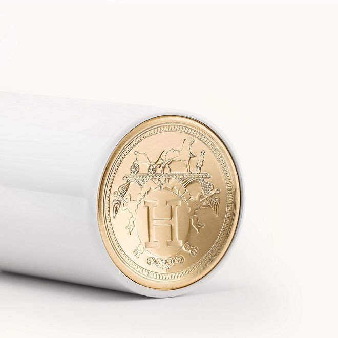 Detalhe da embalagem do Rouge Hermès