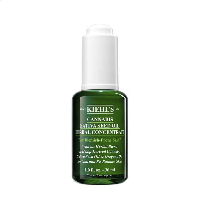 Óleo facial Cannabis Sativa Seed Oil Herbal Concentrate, 30 ml, €46, Kiehl's
