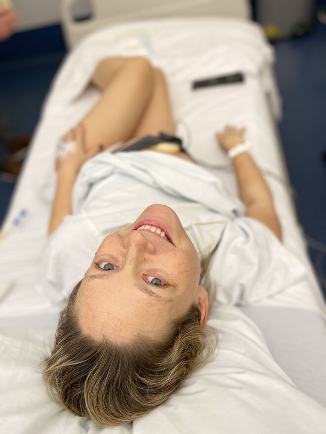 PAULA LOBO ANTUNES, ATRIZ | "Esta foto foi tirada umas horas antes do parto…. Acho que mostra o que a mulher passa..."