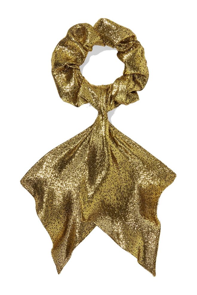 Scrunchie, €166,74, Jennifer Behr, em www.net-a-porter.com