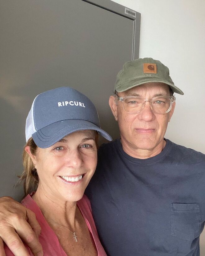 Tom Hanks revelou através do seu Instagram que ele e a sua mulher, Rita Wilson, estão infetados com o novo vírus 