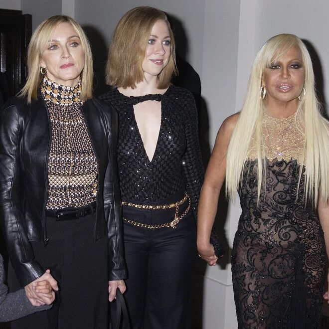 Madonna, Chelsea Clinton e Donatella Versace