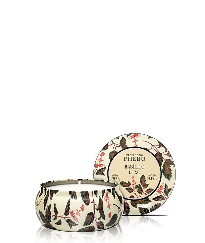 Vela Basílico Roxo, 260 g, €49, Phebo