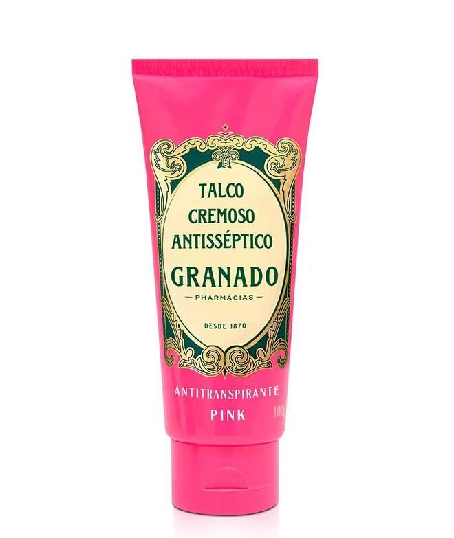 Talco cremoso antisséptico Pink, 100 g, €14, Granado