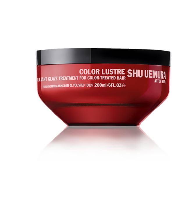 Máscara de tratamento Color Lustre Brilliant Glaze, 200 ml, €57, Shu Uemura, em www.luciapiloto.pt