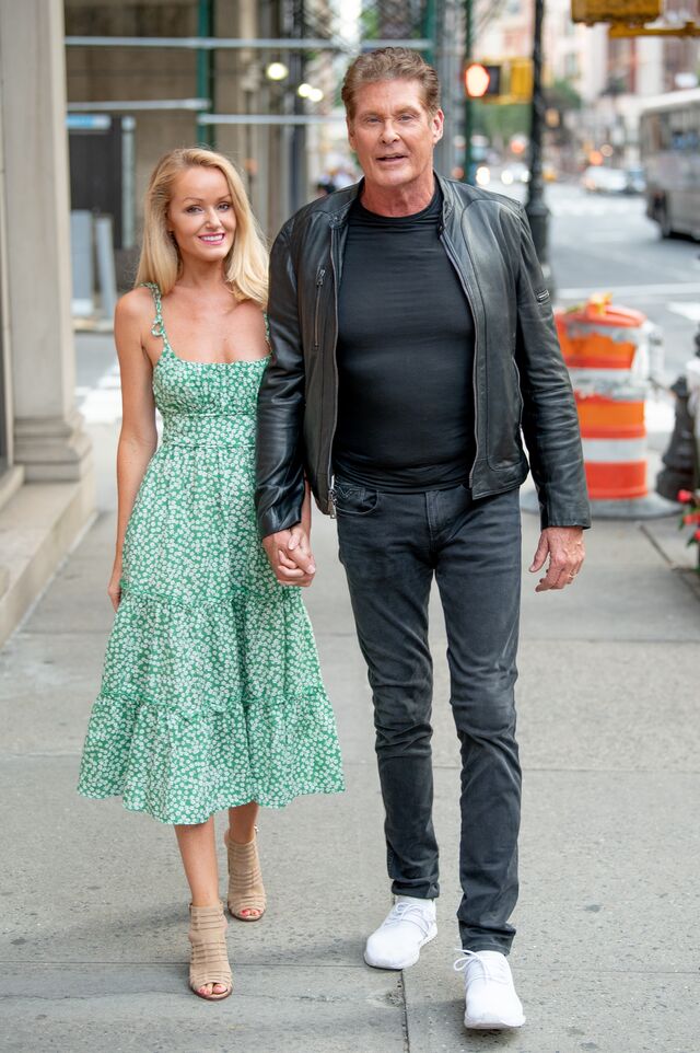 Hayley Roberts e David Hasselhoff | 27 anos de diferença