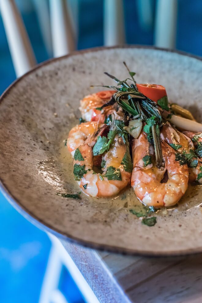 Camarões à Jaquinzinho, €16