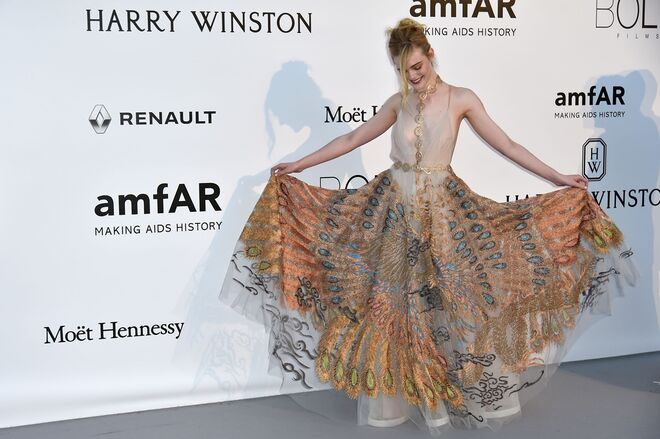 Elle Fanning em Valentino