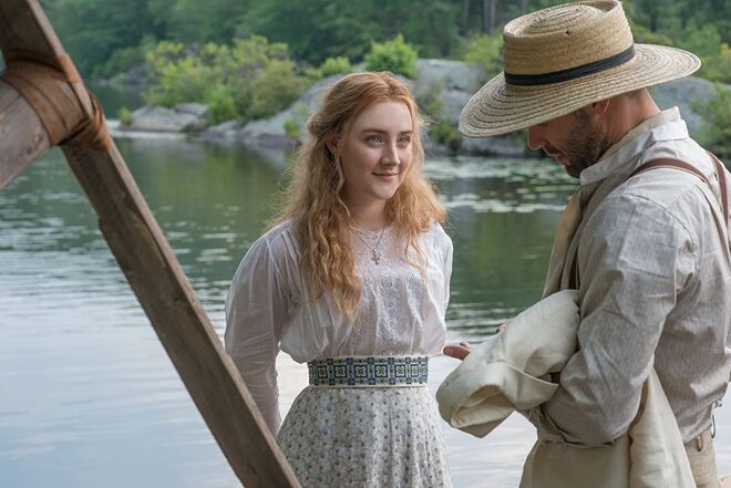 Saoirse Ronan e Corey Stoll em 'A Gaivota' (2018)
