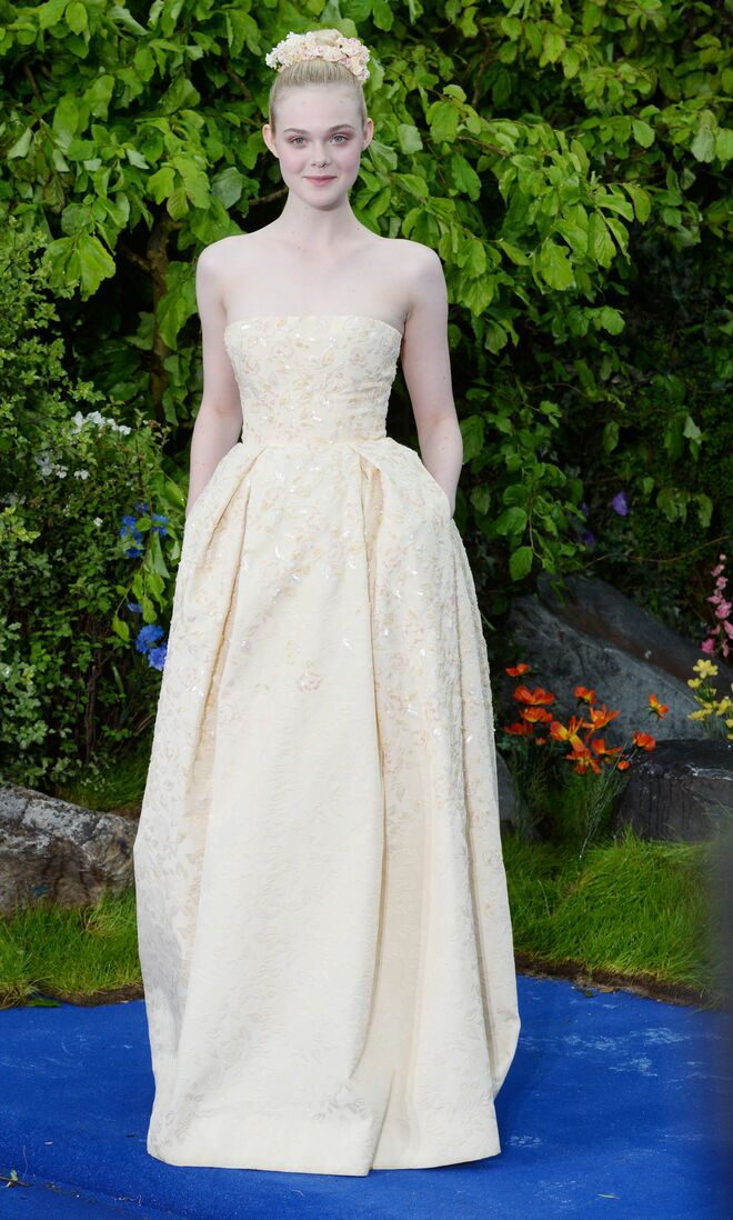 Elle Fanning em Georges Hobeika