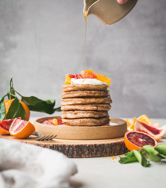 Panquecas veganas. Bakerita, de Rachel Conners. Houghton Mifflin Harcourt, €37 (aproximadamente).