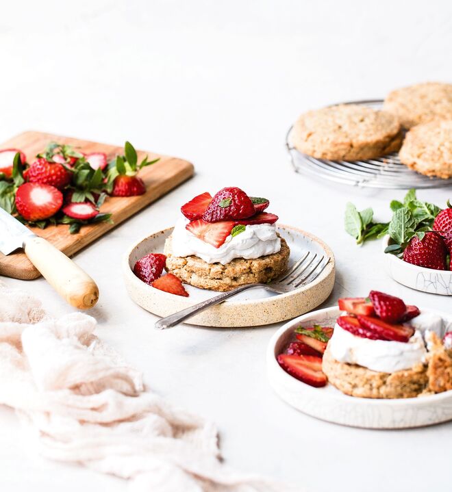 Shortcake de morango. Bakerita, de Rachel Conners. Houghton Mifflin Harcourt, €37 (aproximadamente).