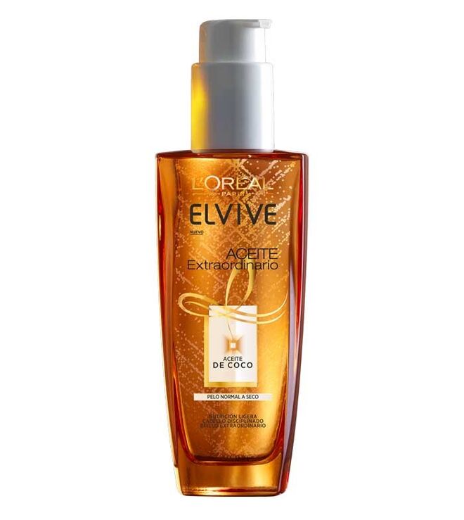 Óleo Extraordinario de coco Elvive, 100 ml, €9,99, L'Oréal Paris, em supermercados