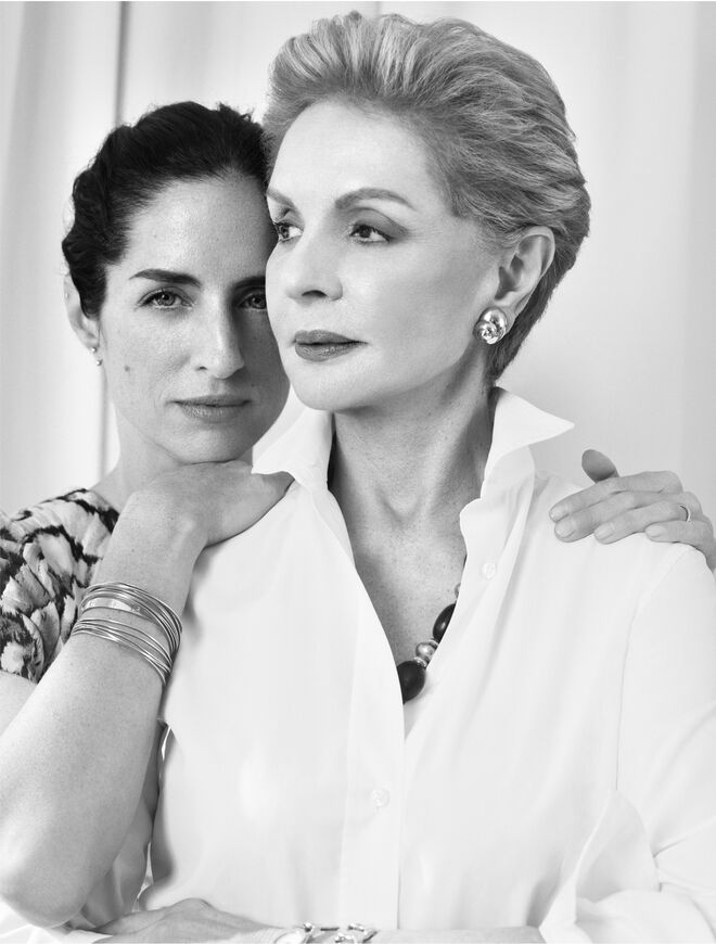 Carolina Herrera e a filha