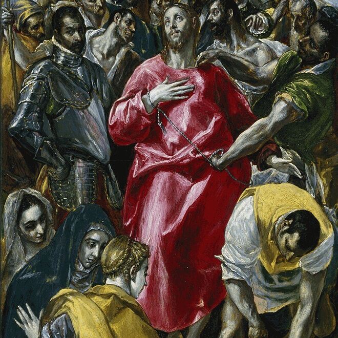 Quadro "O Espólio", de El Greco, no Instagram do Le Grand Palais para anunciar a sua colaboração com o blog Sapé Comme Jadis