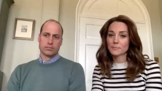 William e Kate passaram o mês de abril de 2020 a trabalhar de casa