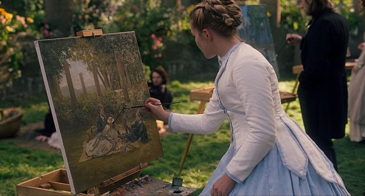 Florence Pugh no filme Mulherzinhas (2019).