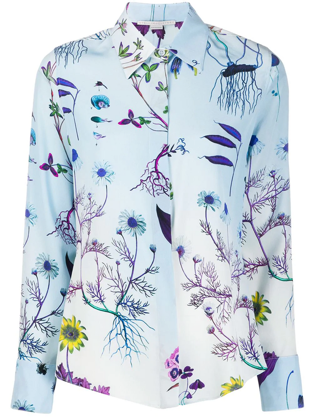 Camisa, €345, Stella McCartney, em farfetch.com 