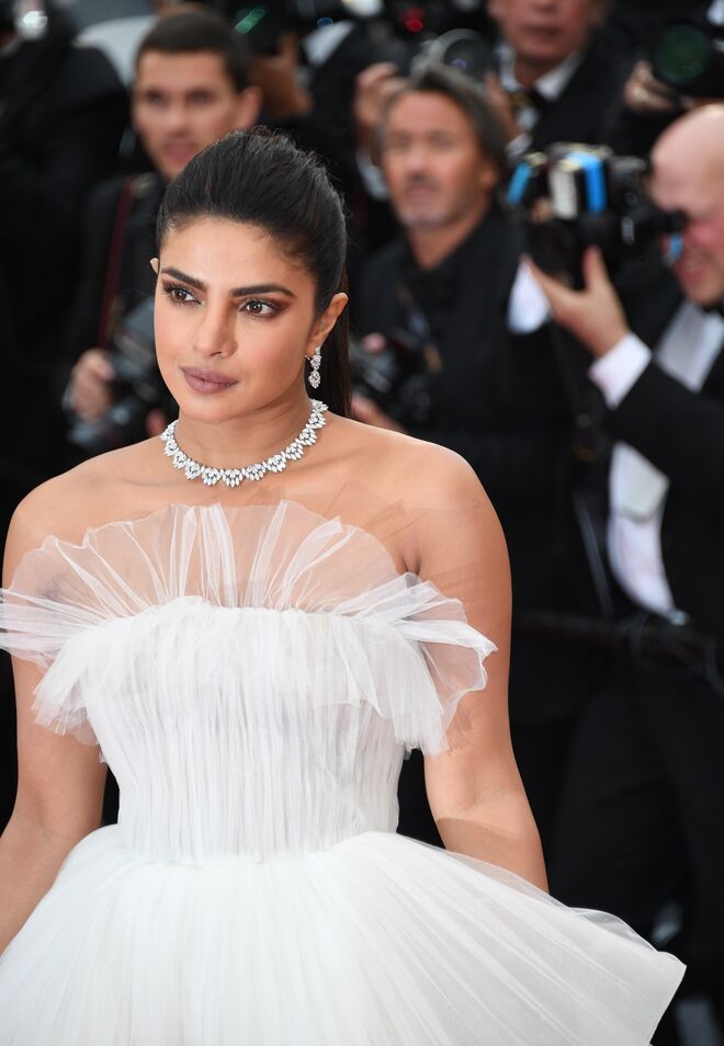 Priyanka Chopra, Georges Hobeika e joias Chopard, Cannes 2019