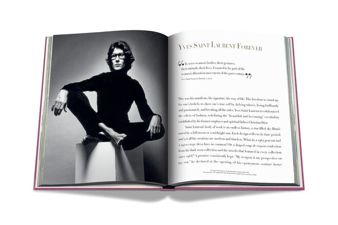 Yves Saint Laurent: The Impossible Collection, 35,5 x 42 cm, 200 páginas, €820, Assouline
