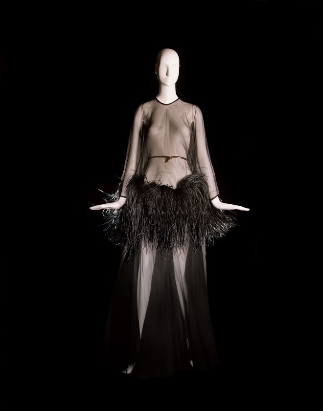 Vestido da coleção de alta-costura, outono de 1968