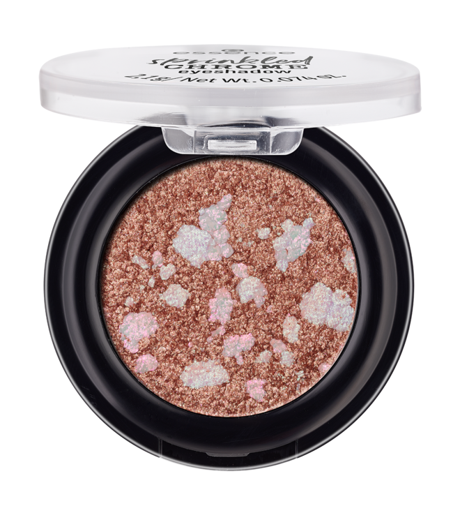 sprinkled CHROME eyeshadow 01, essence 