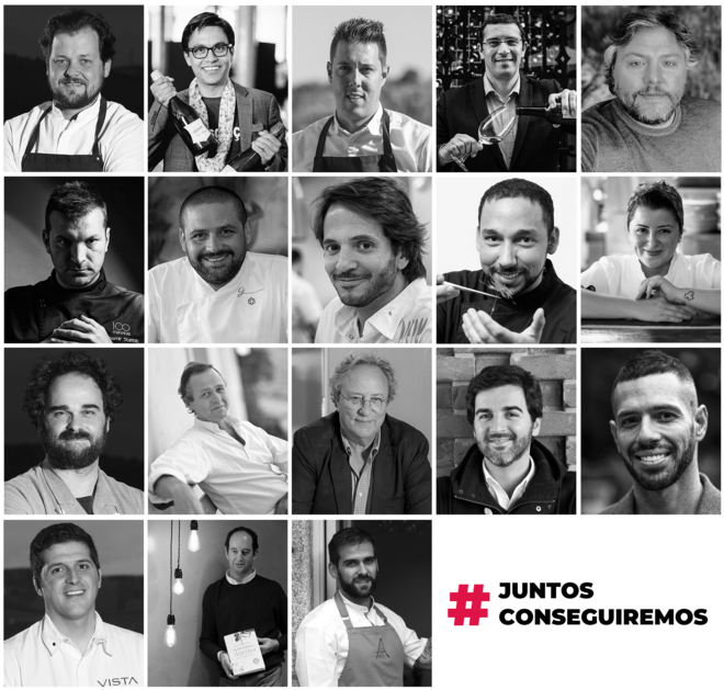 Juntos Conseguiremos é uma iniciativa solidária que reúne chefs, sommeliers, produtores de vinho, colecionadores e hotéis, que se unem para doar experiências (que serão leiloadas) e cujas receitas revertem na totalidade para a Cruz Vermelha Portuguesa. 