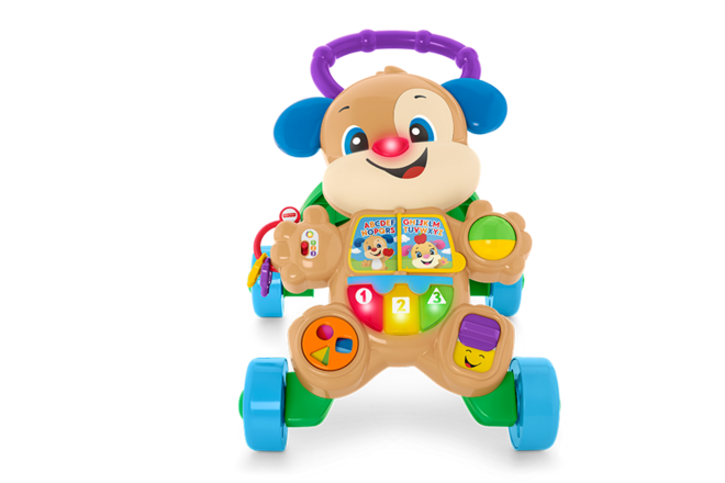 Andador do Cãozinho Aprender a Brincar, €44,99, Fisher Price