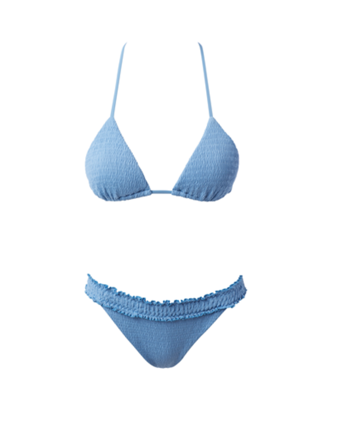 Biquíni, soutien, €20, e cuecas, €10, Calzedonia