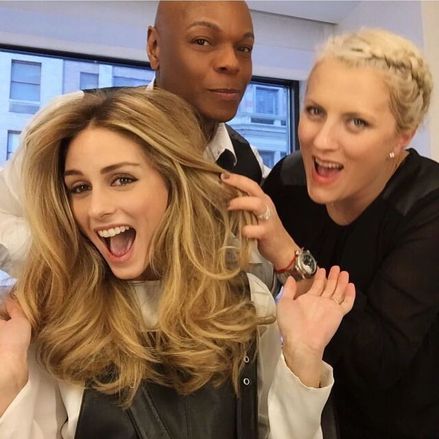 A equipa de Julien Farel com a socialite Olivia Palermo