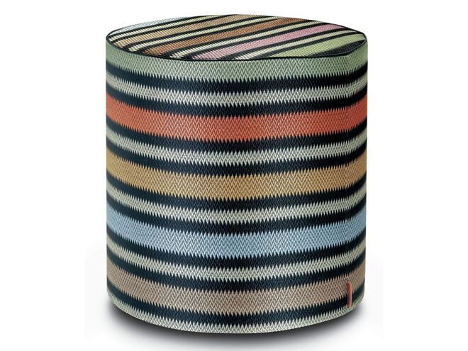 Pufe Prescott, €867, Missoni Home, em etoffe.com