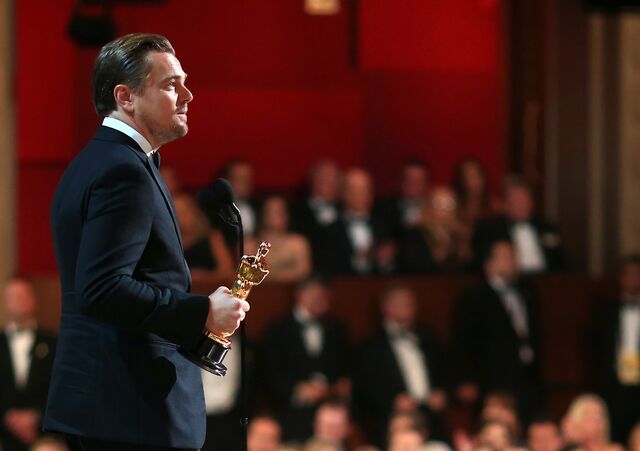 Leonardo DiCaprio venceu o Óscar com The Revenant (2015).