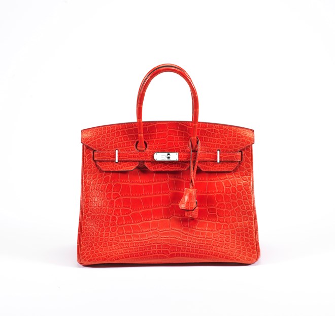A caríssima Hermès Birkin (esta custa mais de 25 mil libras).