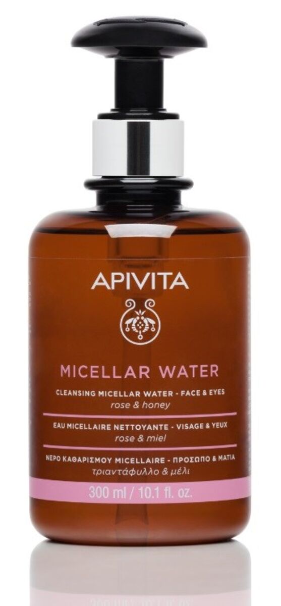 1 - Água micelar para rosto e olhos, Apivita, €13,86, à venda no El Corte Inglés ou em apivita.com