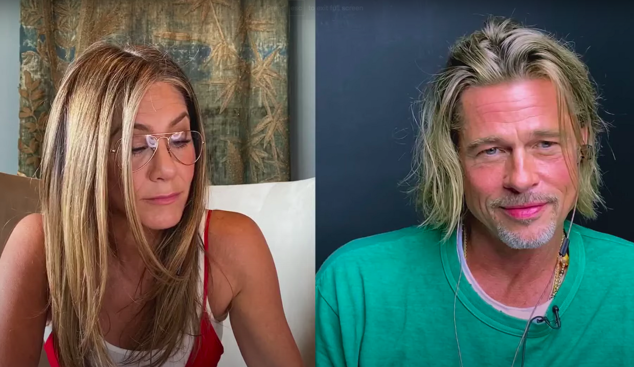 Jennifer Aniston e Brad Pitt