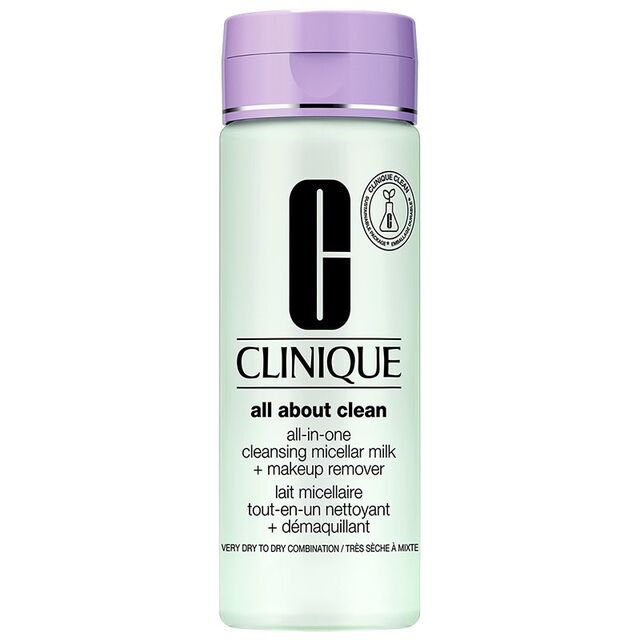 Leite desmaquilhante All in One, Clinique, €30 (200ml)