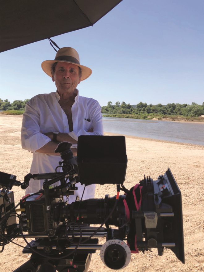 Mário Barroso em filmagens.