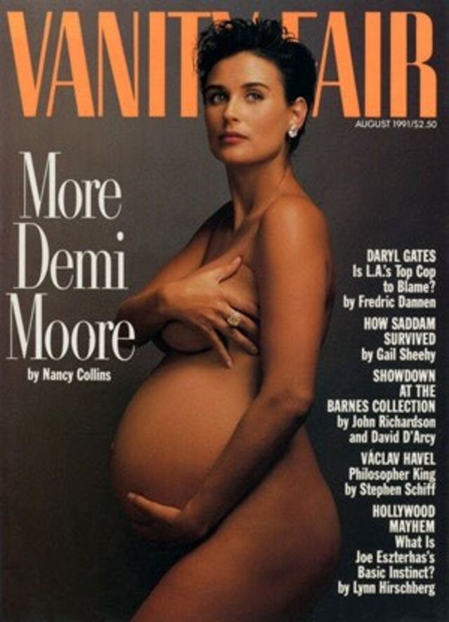 Demi Moore para a Vanity Fair | Agosto de 1991
