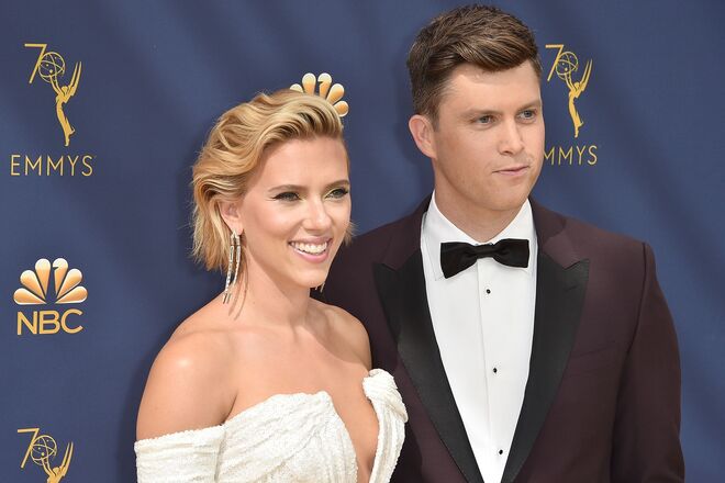 Scarlett Johansson e Colin Jost 