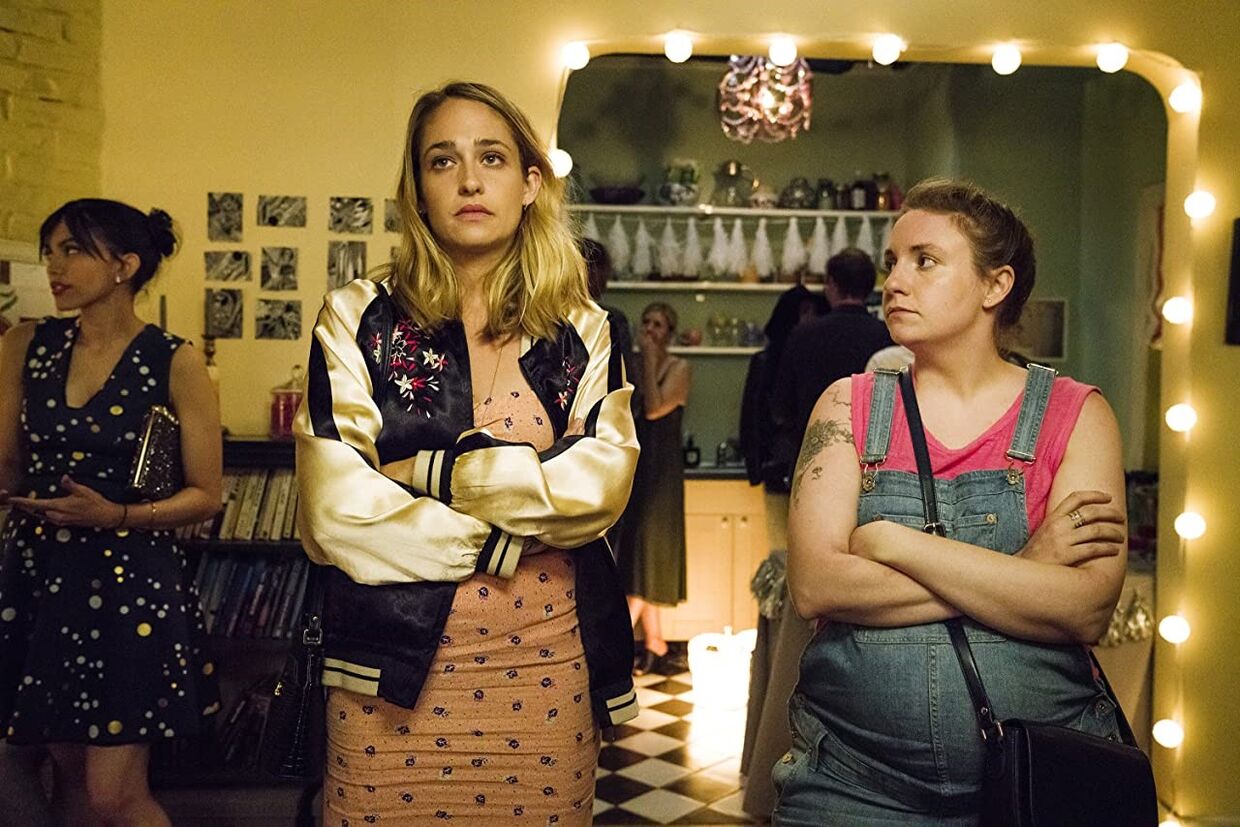Lena Dunham e Jemima Kirke em Girls (2012)