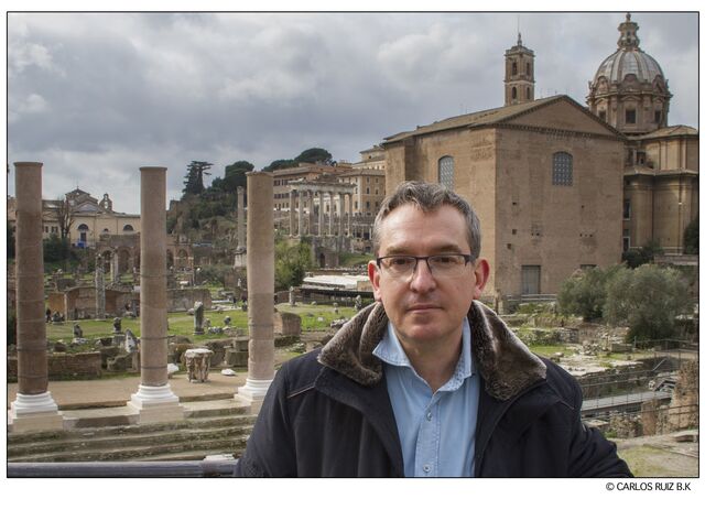 O autor, Santiago Posteguillo