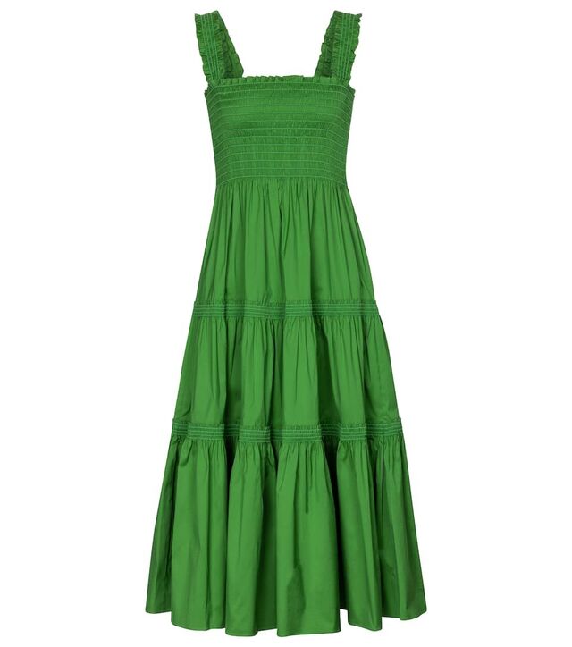 Vestido, €440, Tory Burch em mytheresa.com