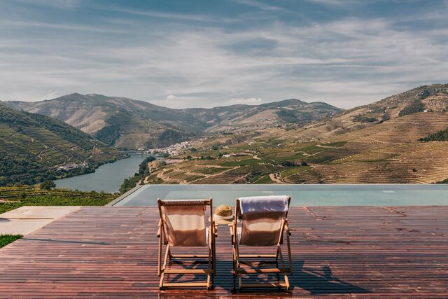 Quinta de Ventozelo: uma das piscinas.