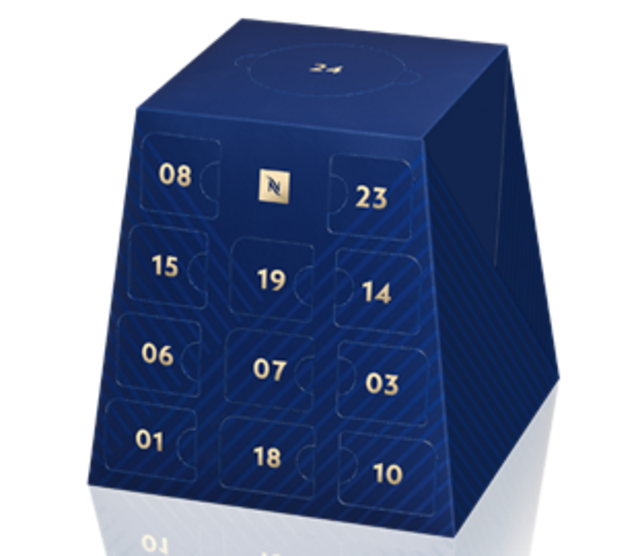 Calendário do Advento, €40, Nespresso